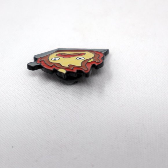 Cute Calcifer Enamel Pin Badge Howl’s Moving Castle Anime Fire Studio Ghibli Pan - Picture 10 of 16